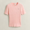 Cable Knit Short Sleeve Sweater Cable Knit Short Sleeve Sweater
