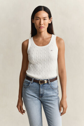 Cable Knit Tank Top