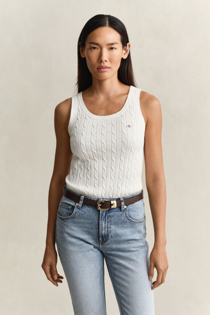 Cable Knit Tank Top Cable Knit Tank Top