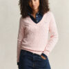 Cable Knit V-Neck Sweater Cable Knit V-Neck Sweater