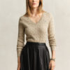 Cable Knit V-Neck Sweater Cable Knit V-Neck Sweater