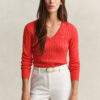 Cable Knit V-Neck Sweater Cable Knit V-Neck Sweater