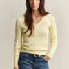 Cable Knit V-Neck Sweater Cable Knit V-Neck Sweater