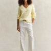 Cable Knit V-Neck Sweater Cable Knit V-Neck Sweater
