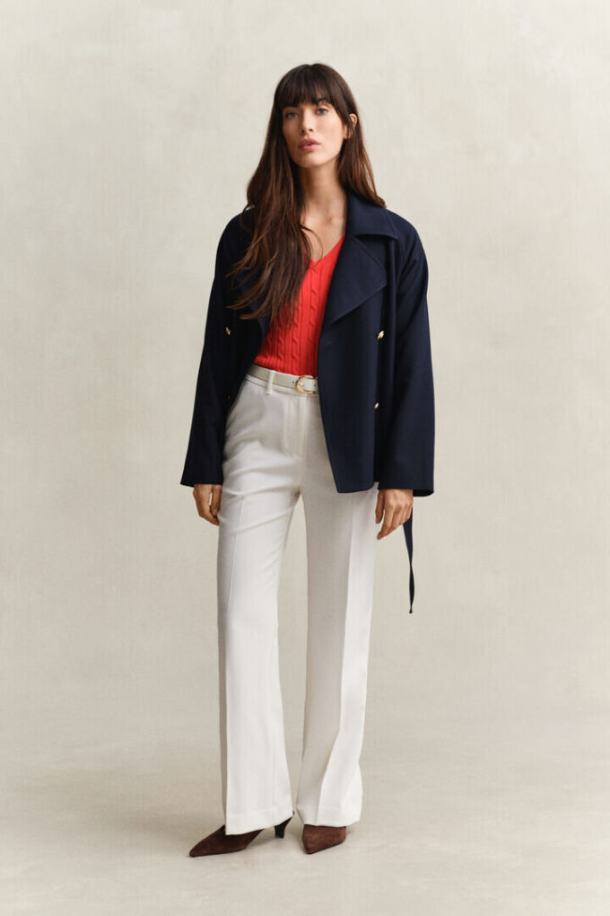 Cable Knit V-Neck Sweater Cable Knit V-Neck Sweater