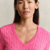 Cable Knit V-Neck Sweater Cable Knit V-Neck Sweater