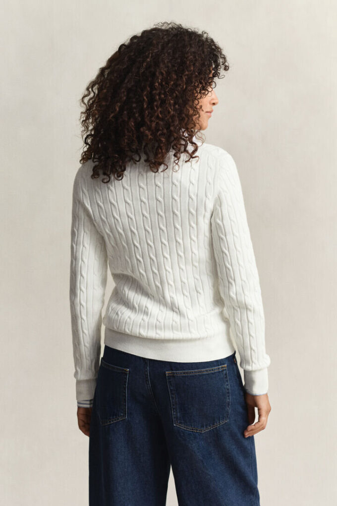 Cable Knit V-Neck Sweater Cable Knit V-Neck Sweater