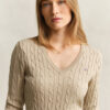 Cable Knit V-Neck Sweater Cable Knit V-Neck Sweater