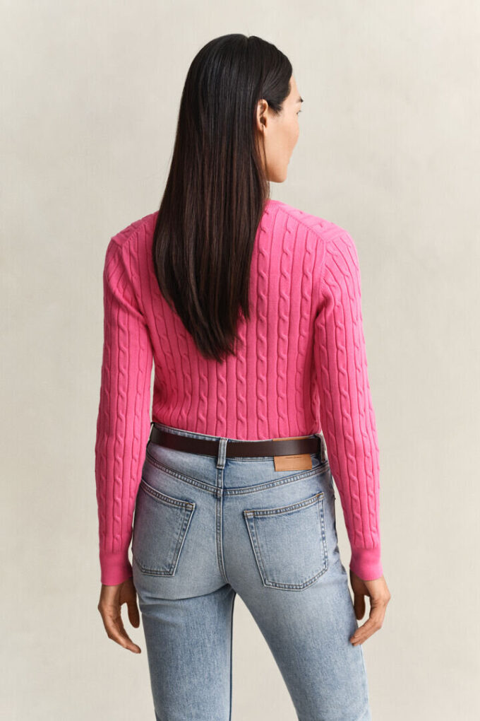 Cable Knit V-Neck Sweater Cable Knit V-Neck Sweater