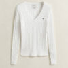 Cable Knit V-Neck Sweater Cable Knit V-Neck Sweater