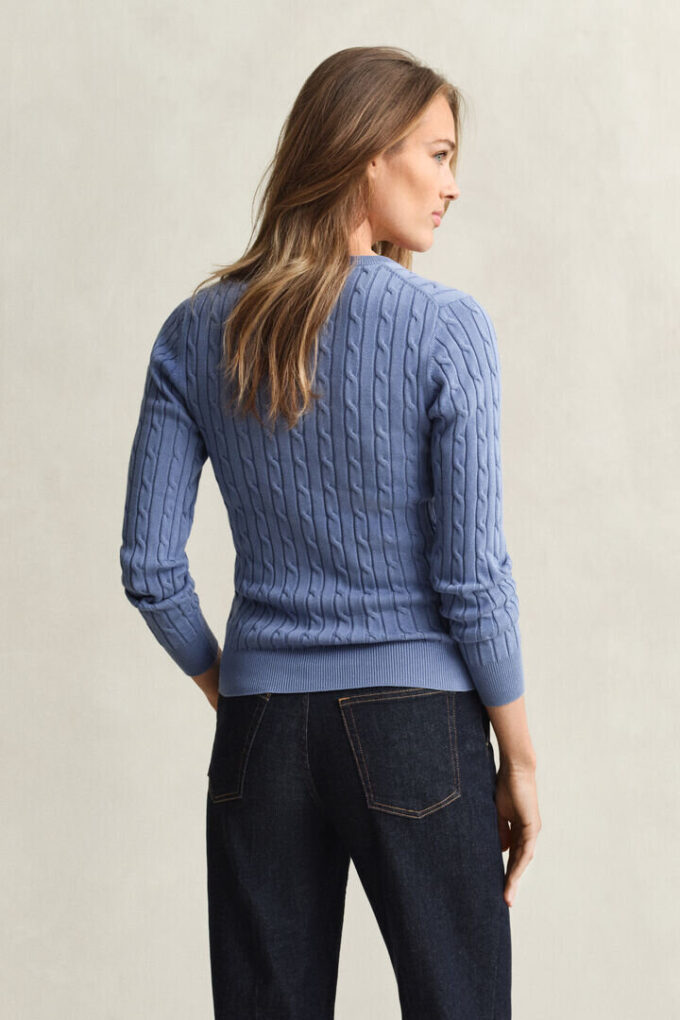 Cable Knit V-Neck Sweater Cable Knit V-Neck Sweater