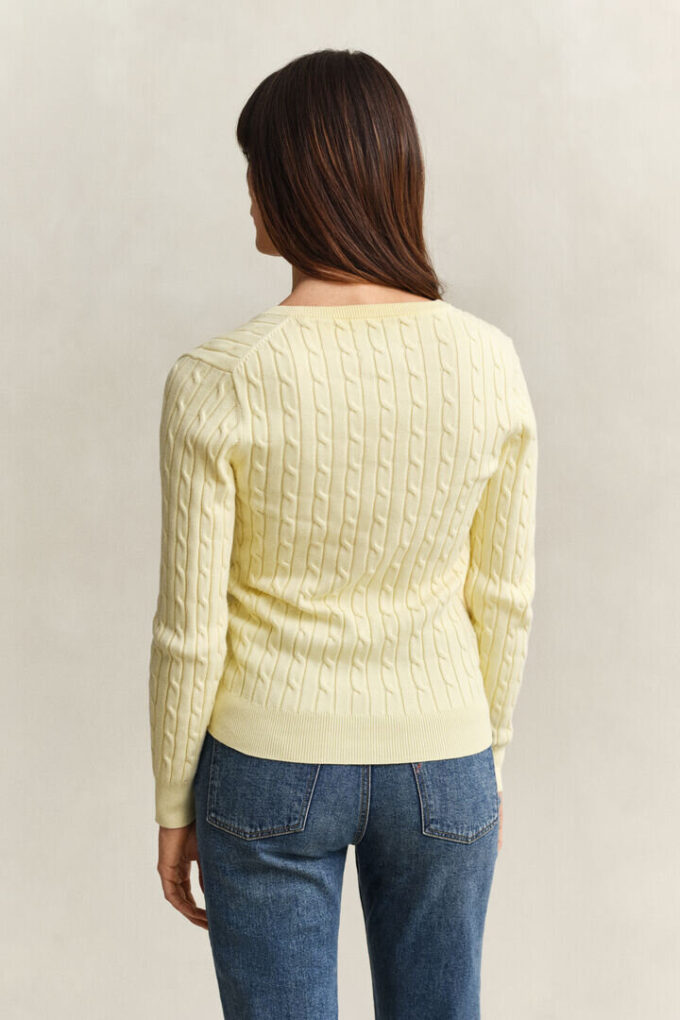 Cable Knit V-Neck Sweater Cable Knit V-Neck Sweater