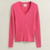 Cable Knit V-Neck Sweater Cable Knit V-Neck Sweater