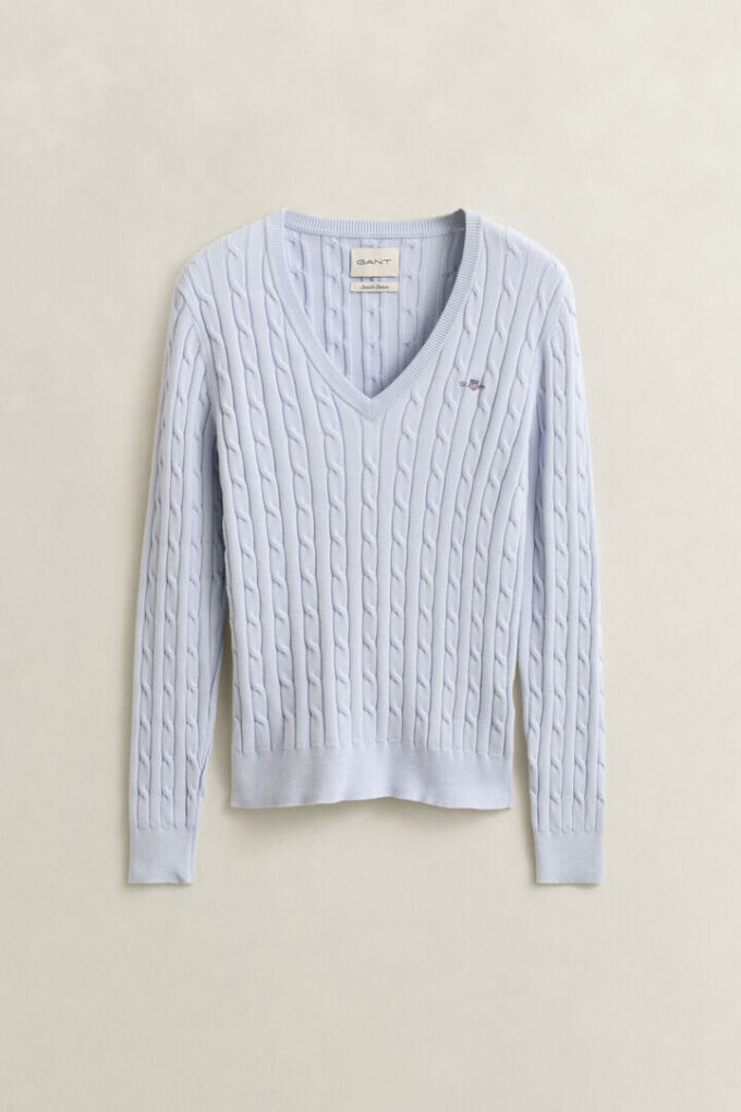 Cable Knit V-Neck Sweater Cable Knit V-Neck Sweater