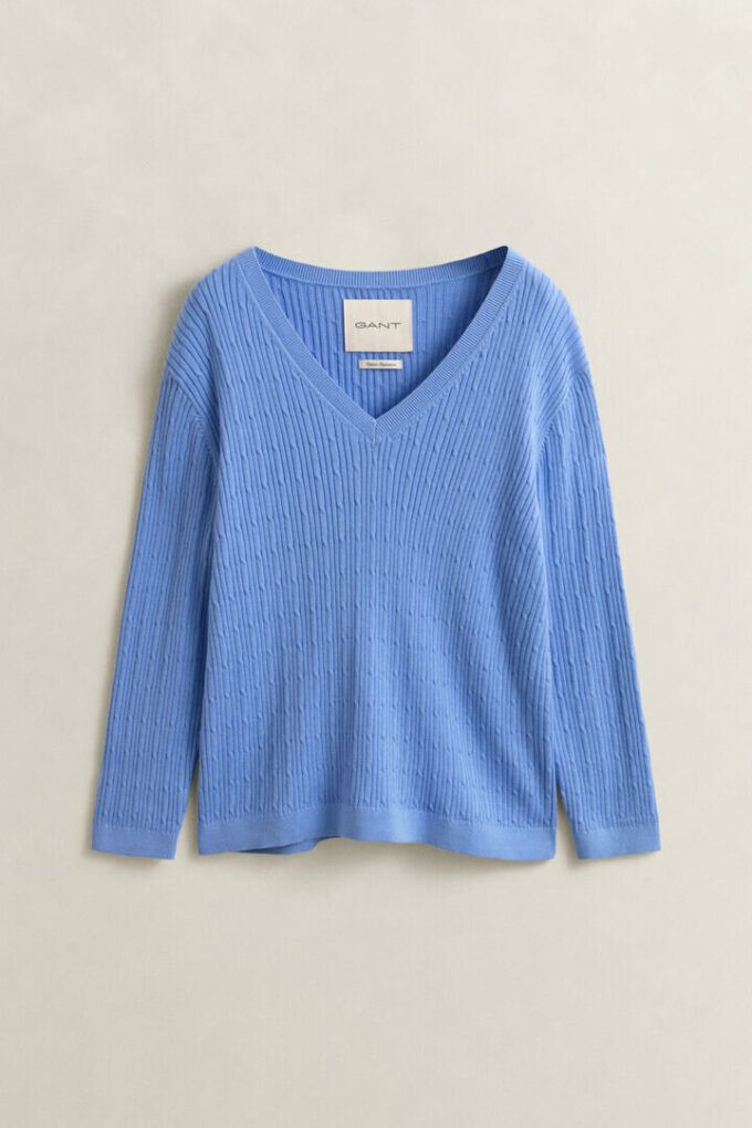 Cable Knit V-Neck Sweater Cable Knit V-Neck Sweater