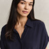 Cap Sleeve Shirt Dress