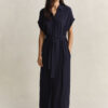 Cap Sleeve Shirt Dress
