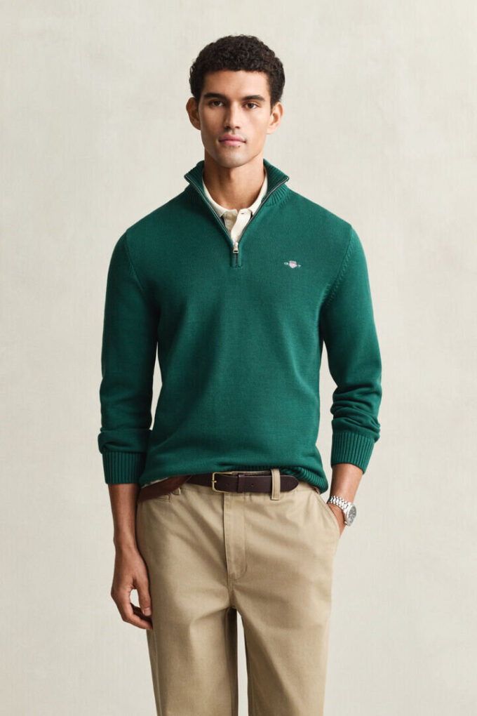 Casual Cotton Half-Zip Sweater Casual Cotton Half-Zip Sweater