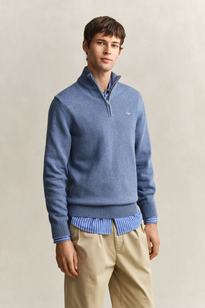 Casual Cotton Half-Zip Sweater Casual Cotton Half-Zip Sweater