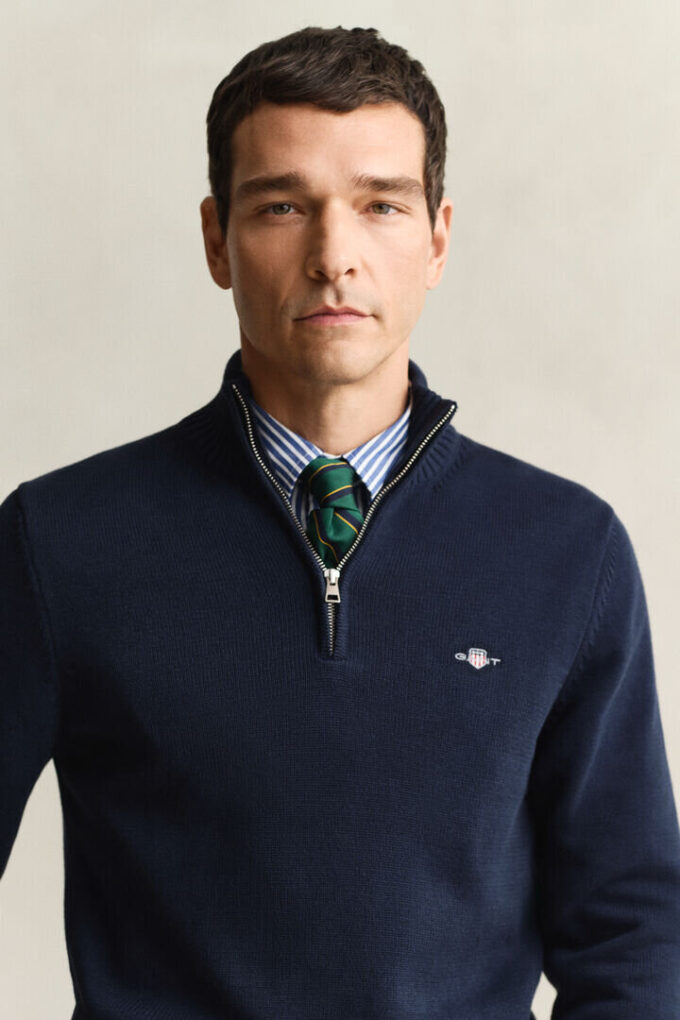 Casual Cotton Half-Zip Sweater Casual Cotton Half-Zip Sweater