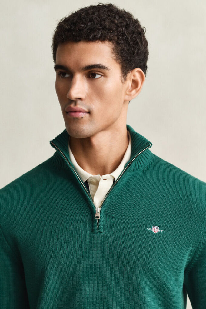 Casual Cotton Half-Zip Sweater Casual Cotton Half-Zip Sweater