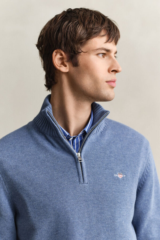 Casual Cotton Half-Zip Sweater Casual Cotton Half-Zip Sweater