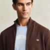Casual Cotton Zip Cardigan