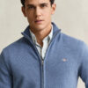 Casual Cotton Zip Cardigan
