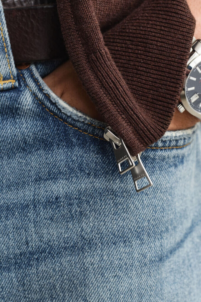 Casual Cotton Zip Cardigan