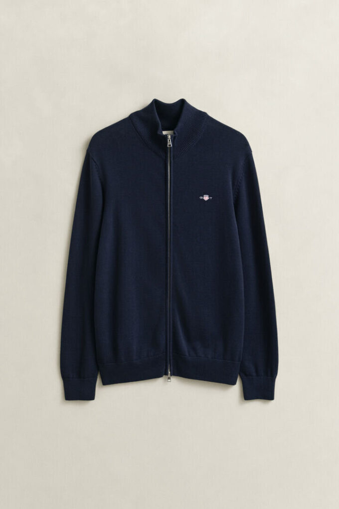 Casual Cotton Zip Cardigan Casual Cotton Zip Cardigan