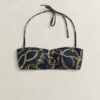 Chain Print Bikini Bandeau Chain Print Bikini Bandeau