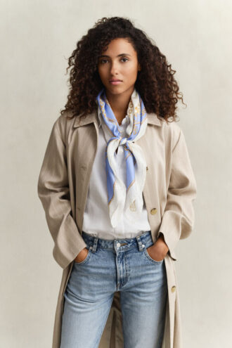 Chain Silk Scarf