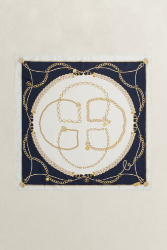 Chain Silk Scarf