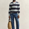 Chambray Collar Striped Heavy Rugger Chambray Collar Striped Heavy Rugger