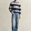 Chambray Collar Striped Heavy Rugger Chambray Collar Striped Heavy Rugger