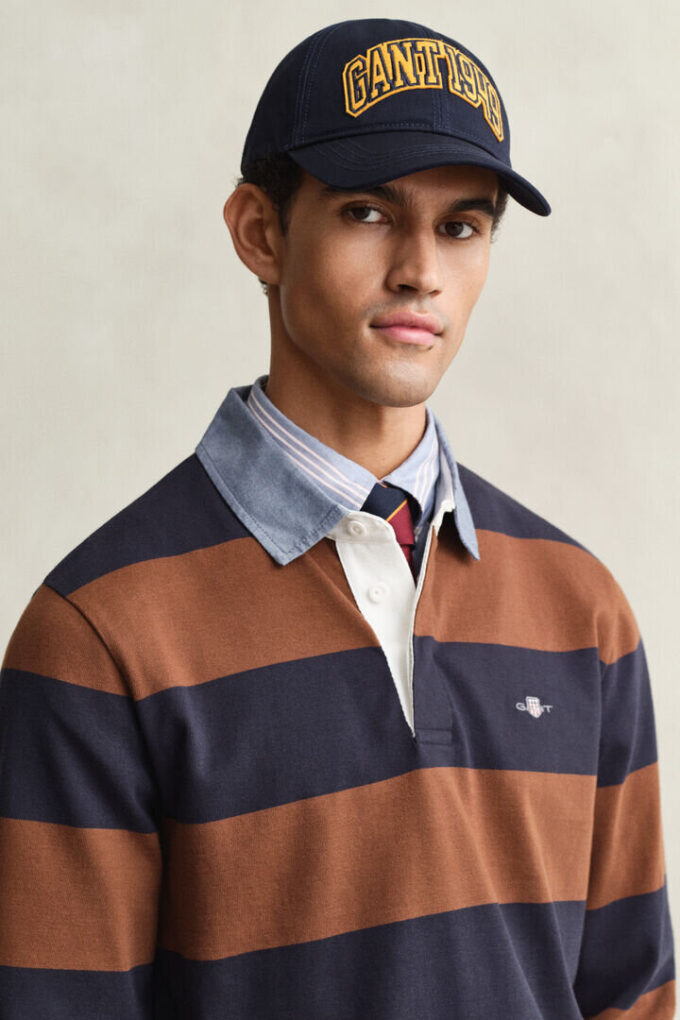 Chambray Collar Striped Heavy Rugger Chambray Collar Striped Heavy Rugger