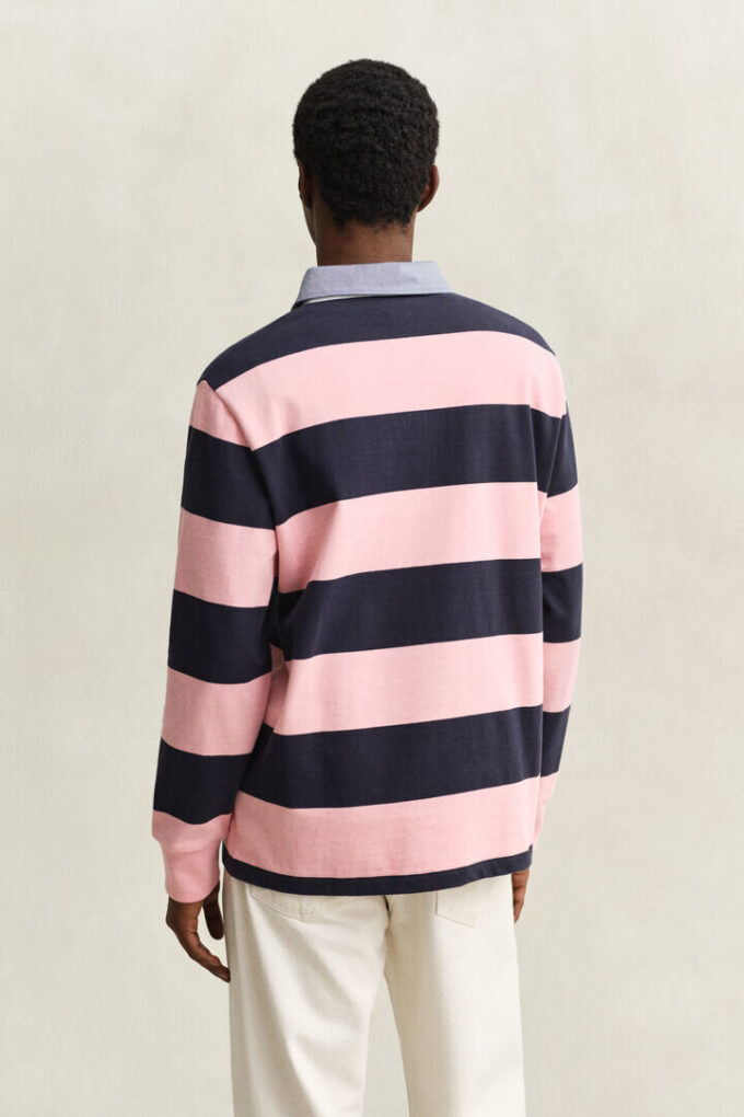 Chambray Collar Striped Heavy Rugger Chambray Collar Striped Heavy Rugger