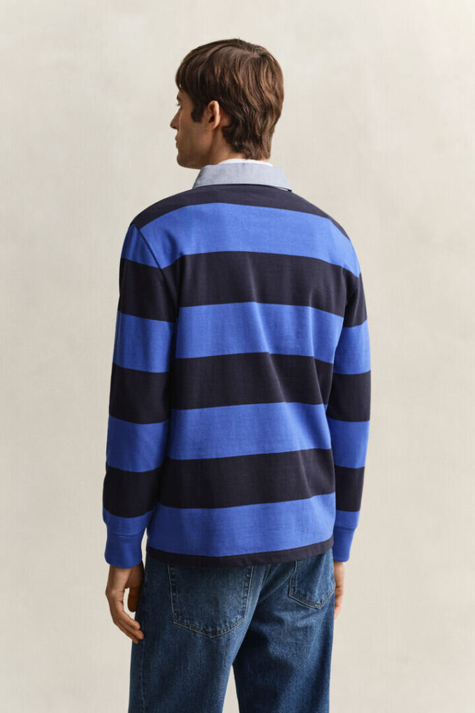 Chambray Collar Striped Heavy Rugger Chambray Collar Striped Heavy Rugger