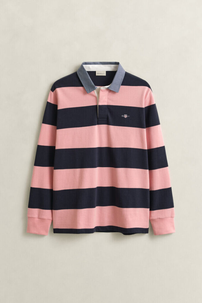 Chambray Collar Striped Heavy Rugger Chambray Collar Striped Heavy Rugger