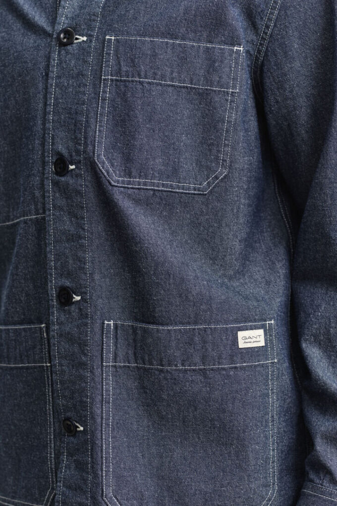 Chambray Overshirt Chambray Overshirt