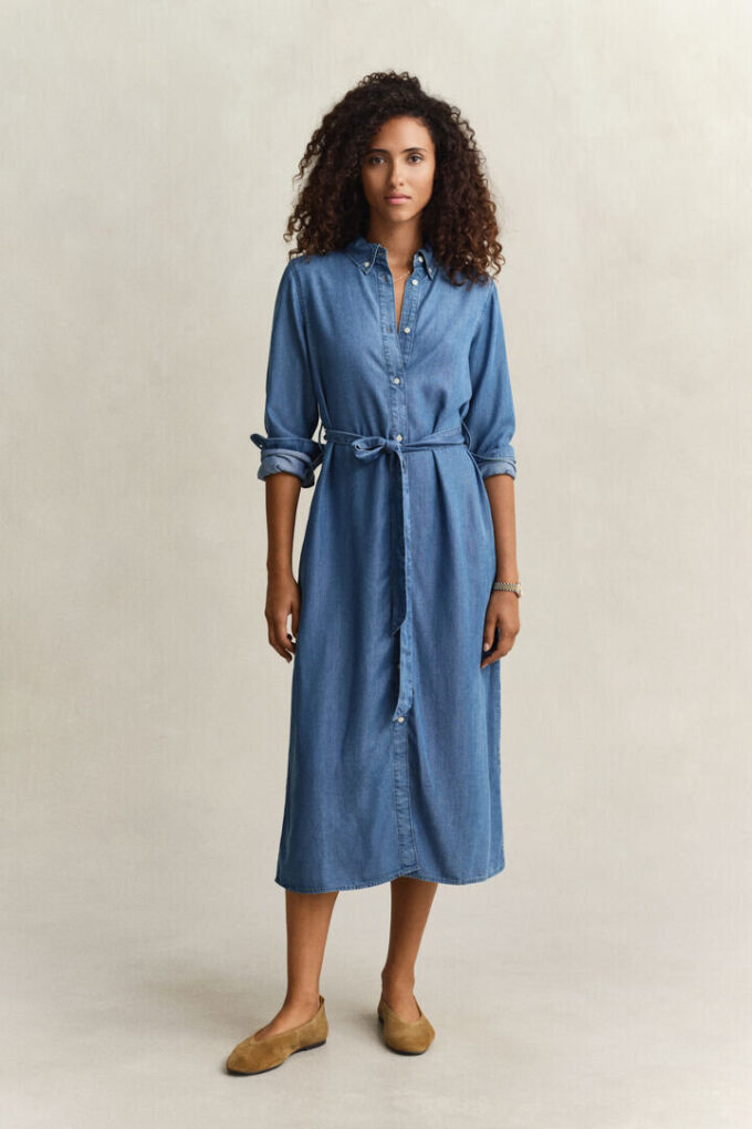 Chambray Shirt Dress Chambray Shirt Dress