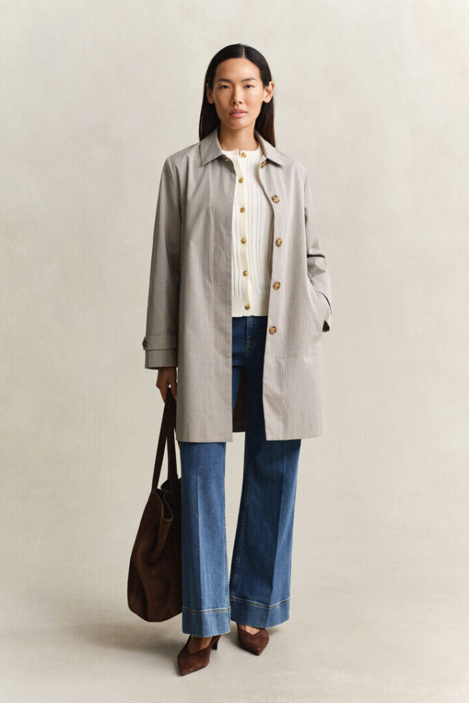 Checked Car Coat Checked Car Coat