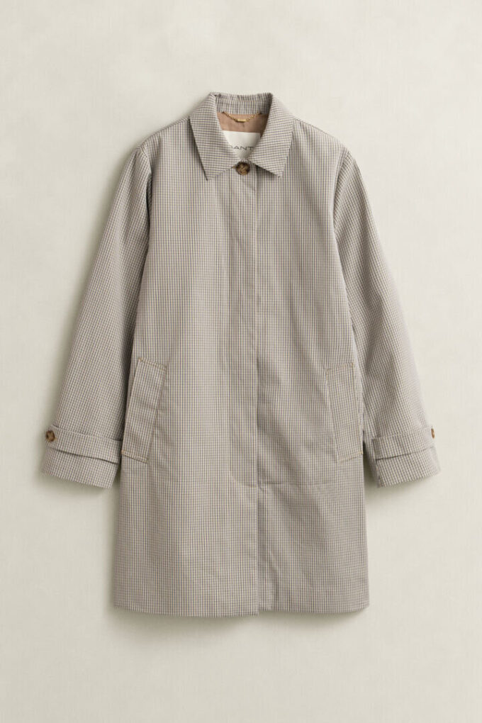 Checked Car Coat Checked Car Coat