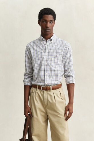 checked classic poplin shirt 1 2 330x495 - Checked Classic Poplin Shirt