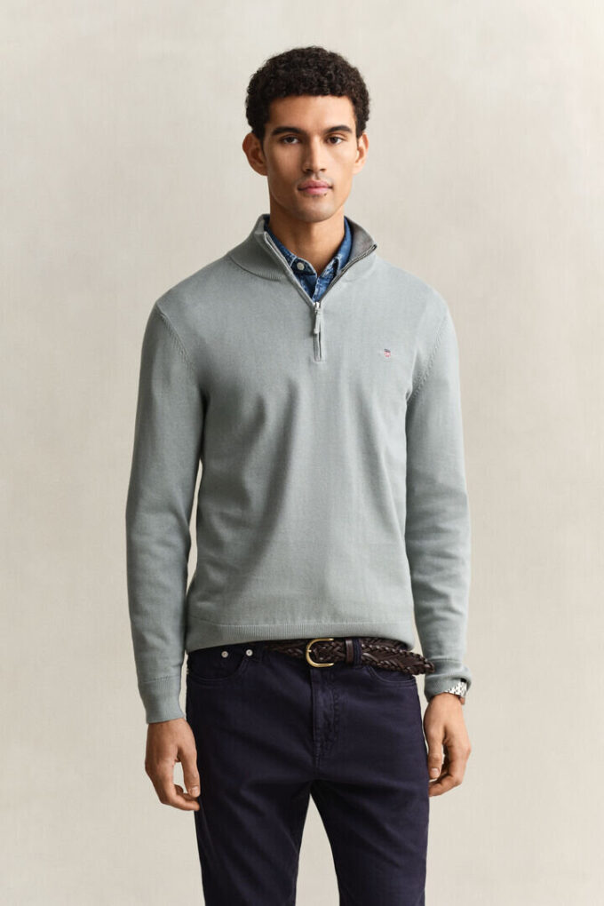 Classic Cotton Half-Zip Sweater Classic Cotton Half-Zip Sweater