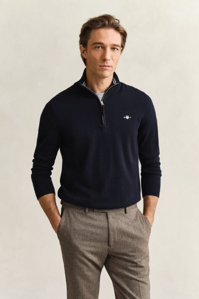 Classic Cotton Half-Zip Sweater Classic Cotton Half-Zip Sweater