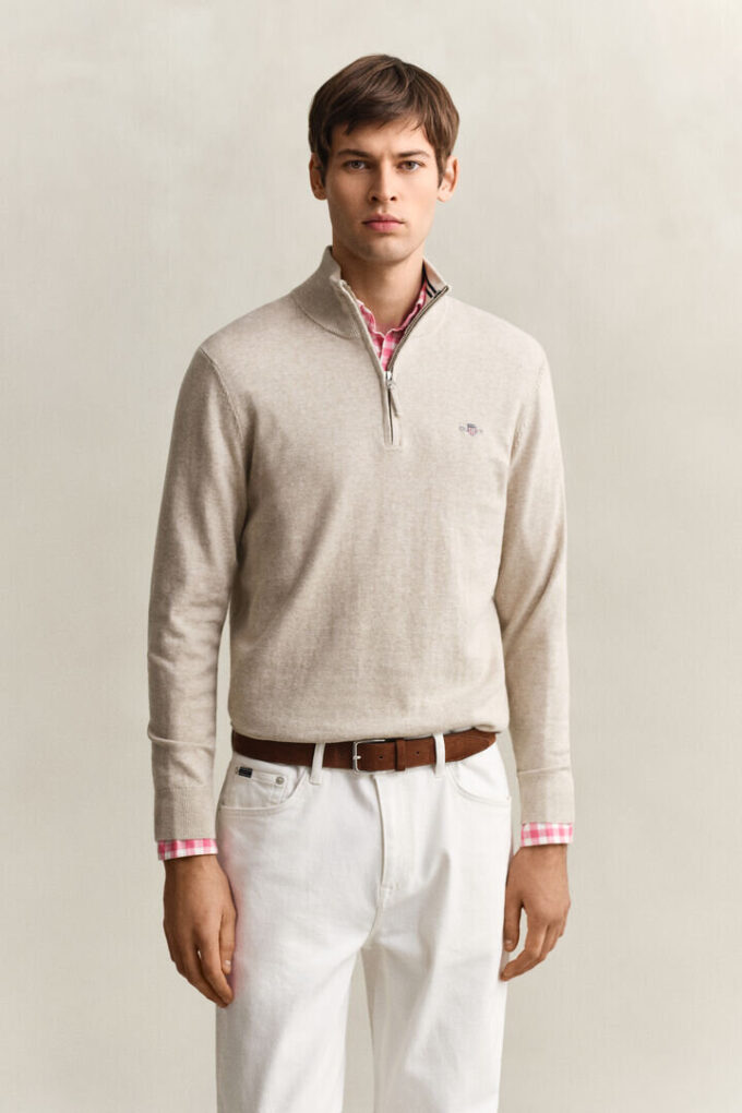 Classic Cotton Half-Zip Sweater Classic Cotton Half-Zip Sweater