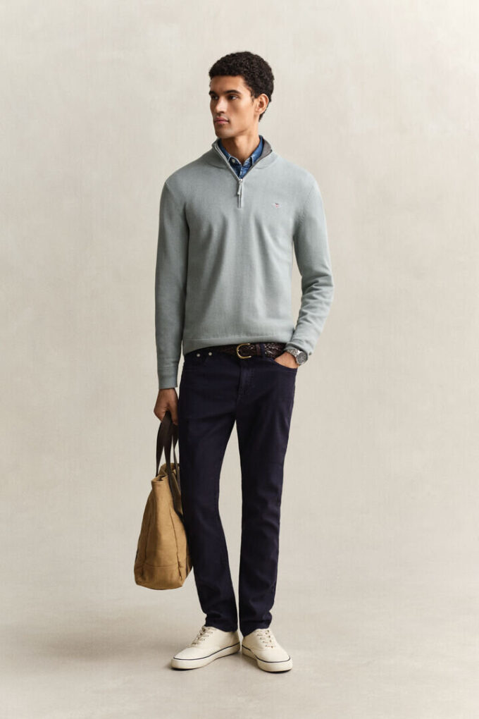 Classic Cotton Half-Zip Sweater Classic Cotton Half-Zip Sweater