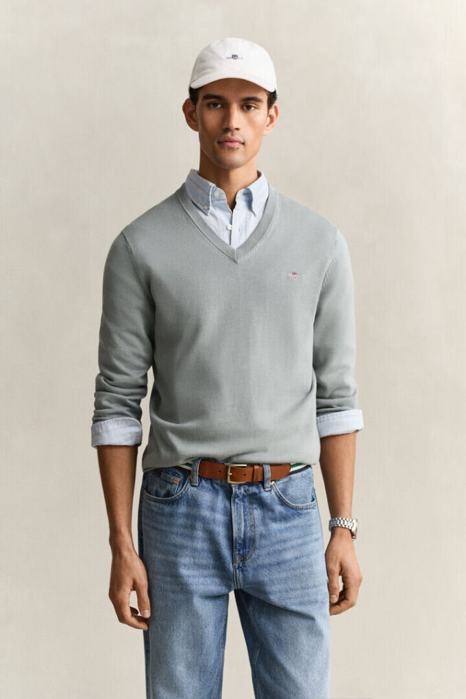 Classic Cotton V-Neck Sweater Classic Cotton V-Neck Sweater