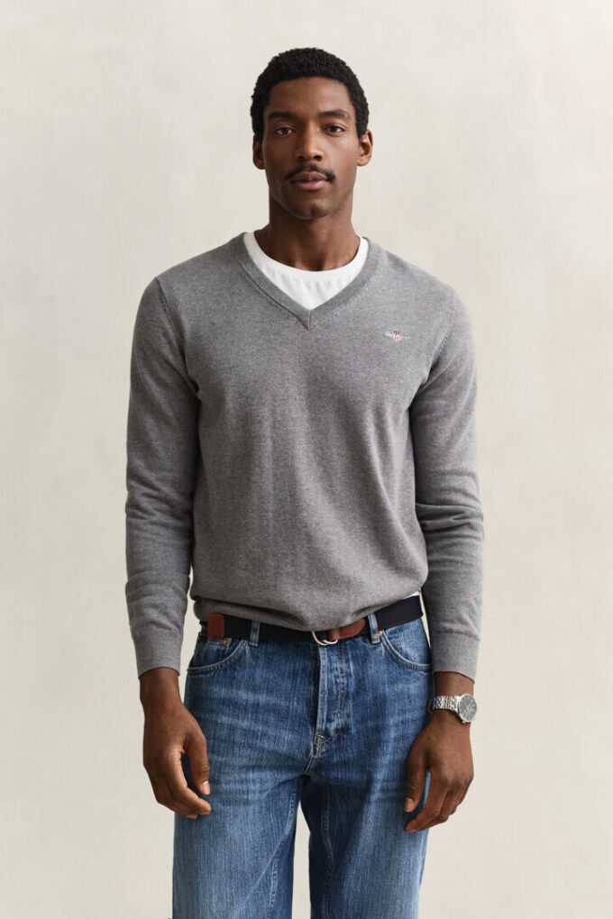 Classic Cotton V-Neck Sweater Classic Cotton V-Neck Sweater